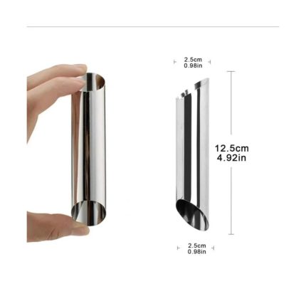 أقماع ستانلس ستيل لتشكيل الكرواسون والمخبوزات المحشوة | Stainless steel molds for shaping croissants and stuffed pastries