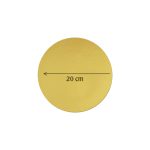 قاعدة رفيعة ذهبي 20 سادة