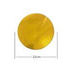 قاعدة رفيعة ذهبي 22 سادة