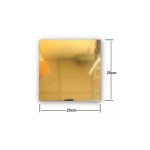 قاعدة رفيعة 25*25 ذهبى