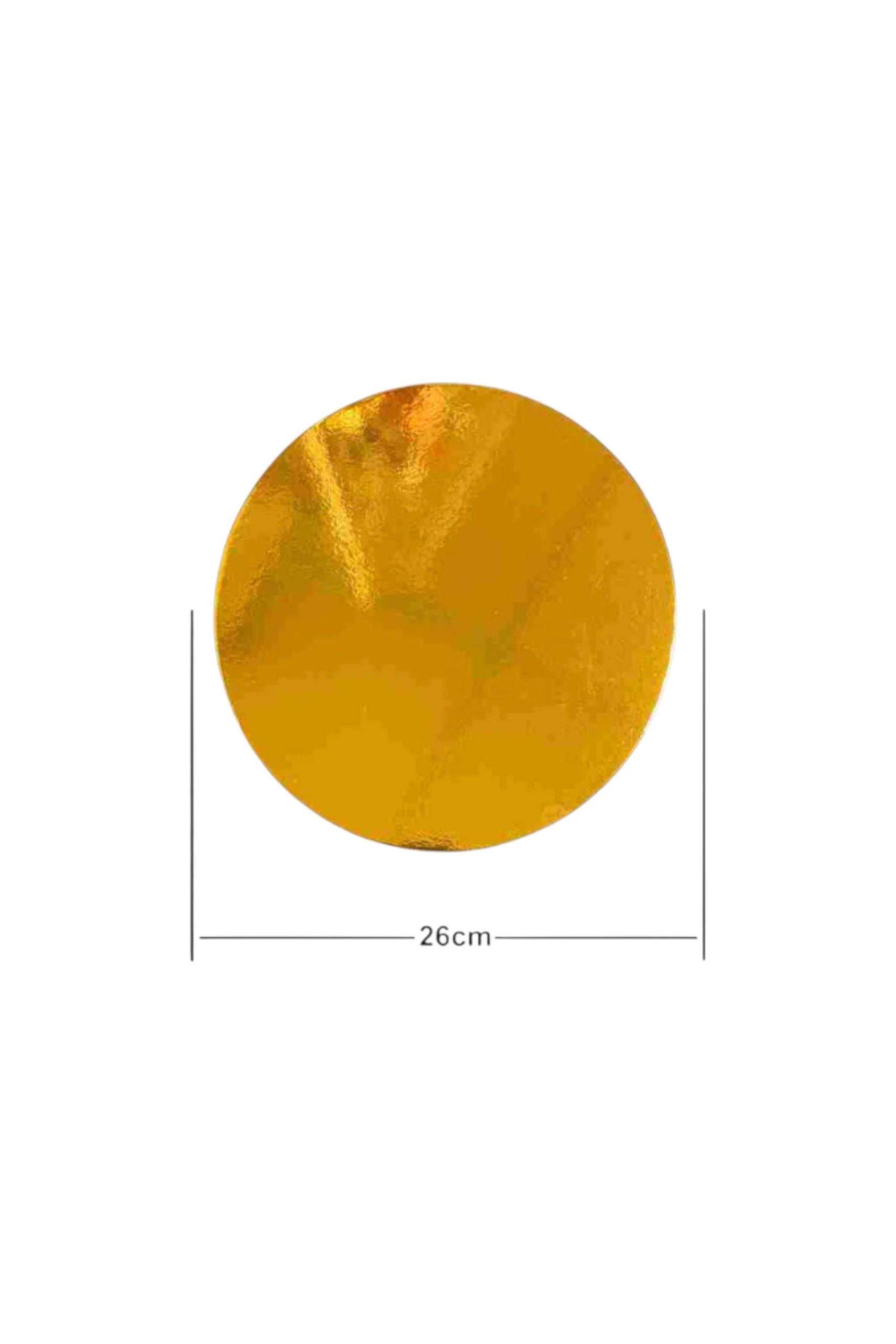 قاعدة رفيعة 26 ذهبى-Photoroom قاعدة رفيعة ذهبي 26 سادة - الصورة 1