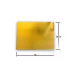 قاعدة رفيعة 30*40 ذهبى سادة