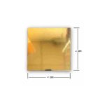 قاعدة رفيعة 40*40 ذهبي سادة