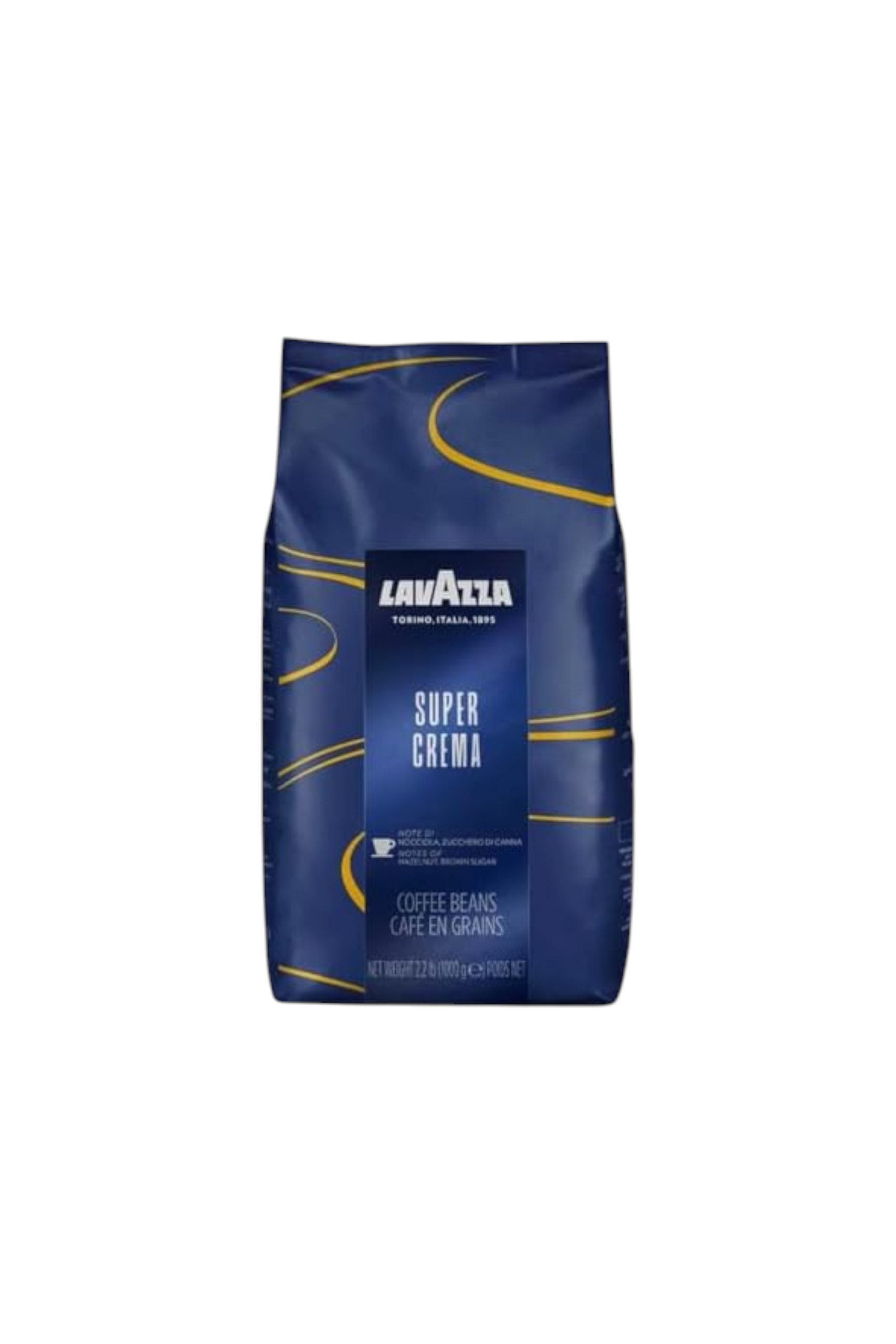 لافازا سوبر كريما-Photoroom لافازا - اسبريسو سوبر كريما اروما ازرق اصفر80/20 - 1 كيلو - الصورة 1