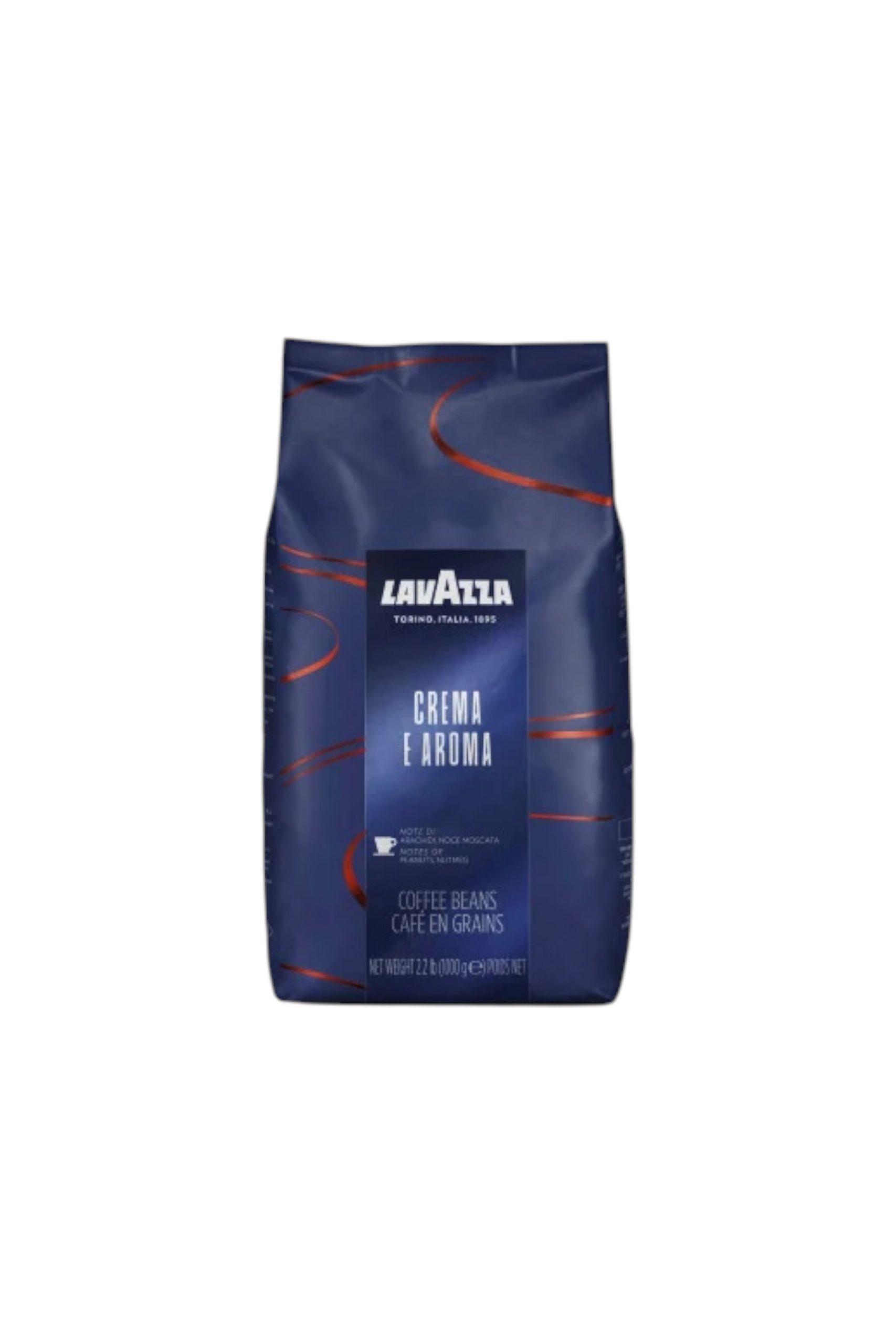 لافازا كريما اروما -Photoroom لافازا - اسبريسو كريما اروما ازرق احمر 60/40 - 1 كيلو - الصورة 1
