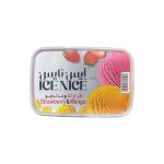 ايس كريم فراولة ومانجا 1 لتر - ايس نايس