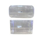 مستطيل أكريليك شفاف - 11.5*6 ارتفاع 7 سم