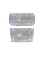 مستطيل أكريليك شفاف - 11.5*6 ارتفاع 7 سم