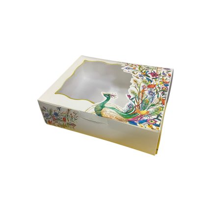 بوكس طاووس كيلو 20×30×6 سم علبة هدايا وتغليف حلويات