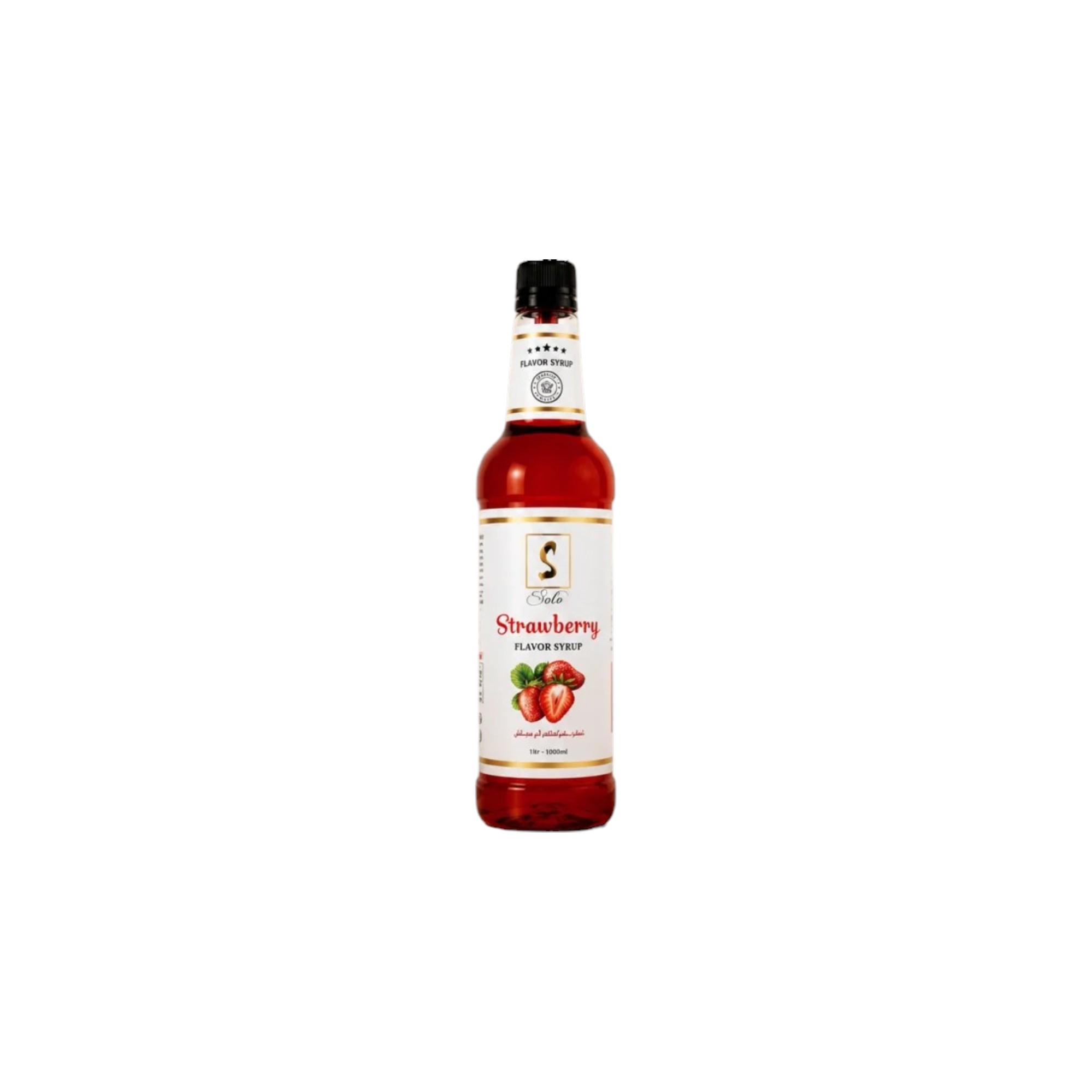 solo-strawberry-syrup-1l صولو-سيرب-فراولة-1-لتر-شربات-ومركزات-كافيهات-سويت-آرت