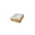 بوكس موجة كحك 1.5 كيلو علبة كرتون كحك وبسكويت 25x25x9cm