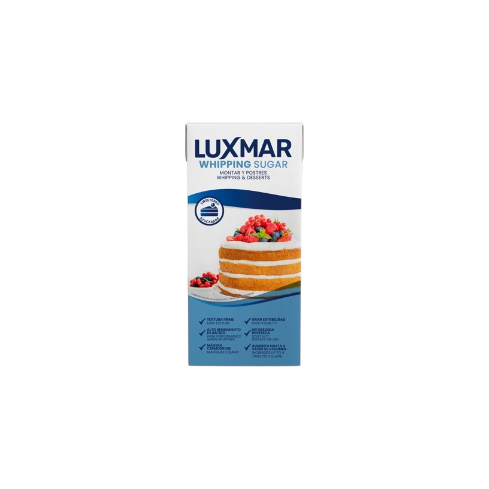 luxmar-spanish-sweetened-whipping-cream-1l كريمة لوكسمار اسباني بسكر 1 لتر كريمة خفق إسبانية محلاة للتورت