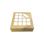 بوكس كرافت 1.5 كحك 25259 سم,علبة كرافت كحك 1.5 كيلو,علب كرافت للحلويات بورسعيد,Craft Box 1.5kg Kahk 25x25x9cm