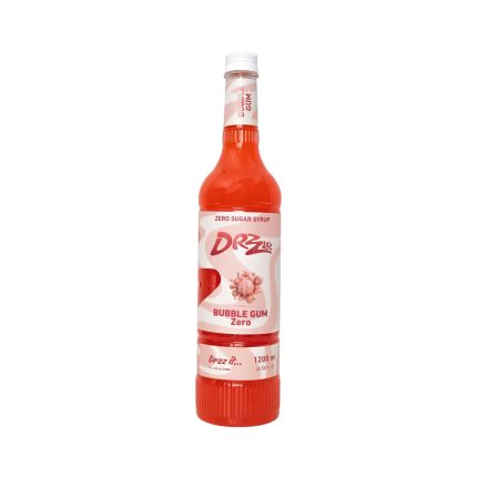 سيرب لبان زيرو دريزل 1200 مل,سيرب عِلكة بدون سكر للكافيهات,سيرب دريزل دايت بورسعيد,Drizzle Bubble Gum Zero Syrup 1200ml