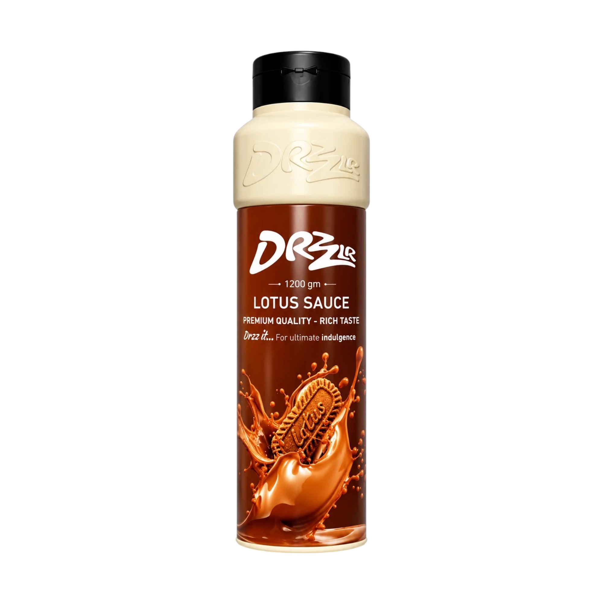 drizzle-lotus-caramel-biscuit-sauce-1200g صوص لوتس دريزل 1200 جم,صوص بسكويت الكراميل للكافيهات,صوص لوتس حلويات بورسعيد,Drizzle Lotus Biscuit Sauce 1200g