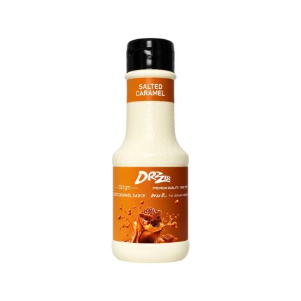 صوص كراميل مملح دريزل 350 جم,صوص كراميل مملح للكافيهات,صوص تزيين حلويات بورسعيد,Drizzle Salted Caramel Sauce 350g
