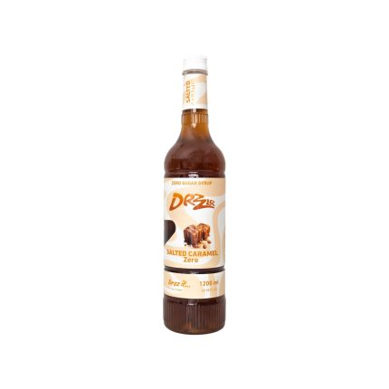 سيرب كراميل مملح زيرو دريزل 1200 مل,سيرب كراميل مملح بدون سكر,سيرب دريزل دايت بورسعيد,Drizzle Salted Caramel Zero Syrup 1200ml