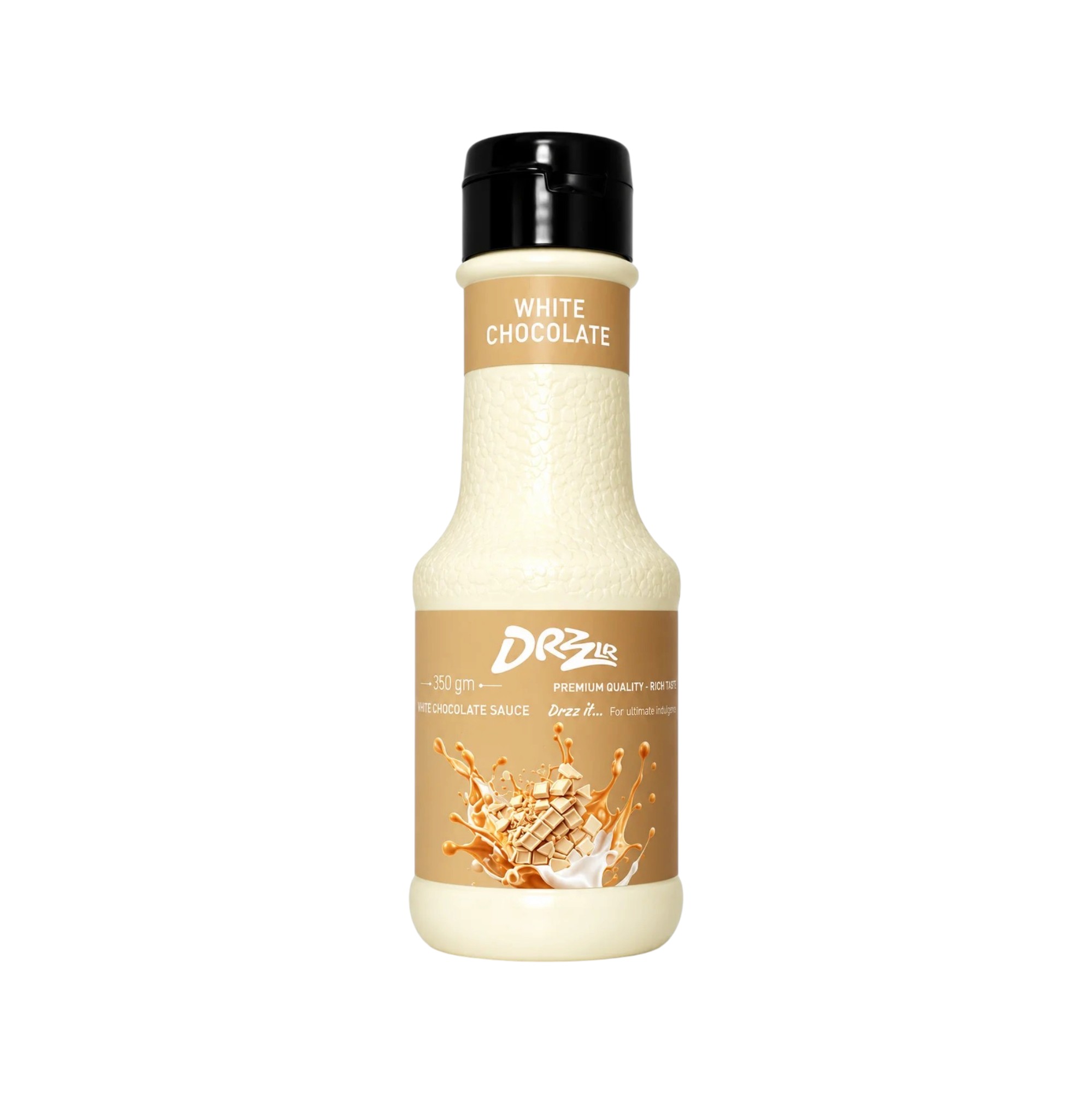 drizzle-white-chocolate-sauce-350g صوص شوكولاتة بيضاء دريزل 350 جم,صوص وايت شوكليت دريزل,صوص تزيين الحلويات بورسعيد,Drizzle White Chocolate Sauce 350g